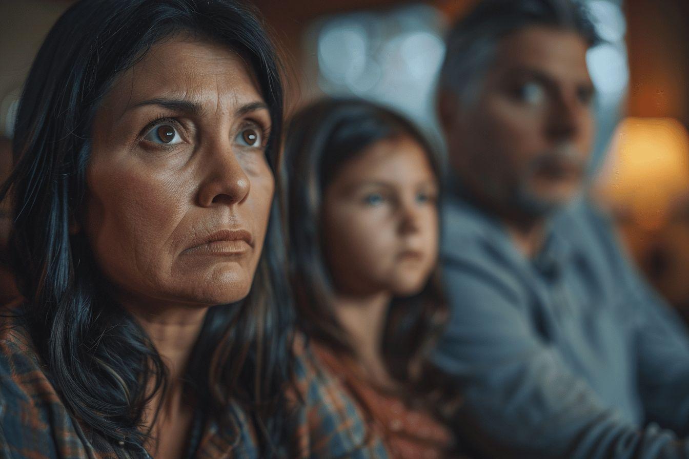 Image montrant une femme et une jeune fille dans une situation inqui&eacute;tante